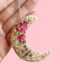 Image 1 of Beaded Celestial Moon