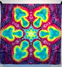 Image 1 of Mushroom Kaleidoscope Tapestry 