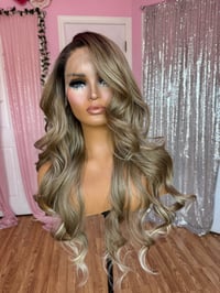 Image 1 of Ash brown blonde tip luxury 