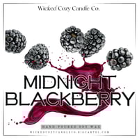 Image 1 of Midnight Blackberry Soy Wax Candle