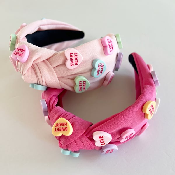 Image of Pastel Conversation Heart Headband