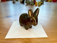 Image 1 of Sweet Brown Rabbit Ceramic Figurine - Free Shipping in Contiguous US
