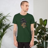 Image 21 of Black Fungus Mycology Inspired Colorful Unisex t-shirt