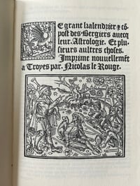 Image 5 of Magnifique fac-similé Jean de Bonnot du Grant Kalendrier des bergers avecq leur astrologie, 1491! 