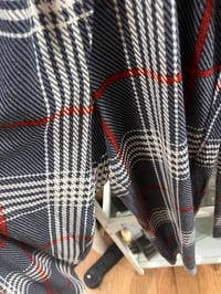 Image 5 of plaid tie jumper 