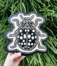 Image 1 of Ladybug Woodcut