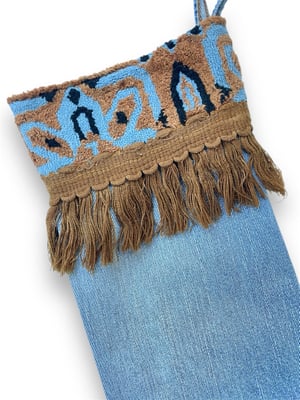 Image of CHRISTMAS STOCKING - DENIM