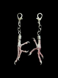 Image 1 of pigeon foot charm