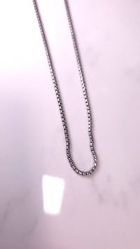 Image 2 of Rounded box chain necklace 