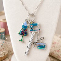 Image 1 of Sew-ology Charming Stitches Necklace 