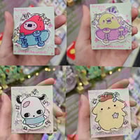 Image 1 of Acrylic Glitter Pins