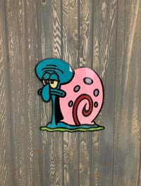 Image 1 of Gary x Squidward Wall Art