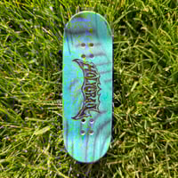 Image 3 of Teal Glow 33mm Popsicle Peasant Mold "Past Present Future" Graphic 