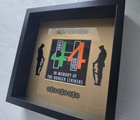 Image 1 of Hunger Strike 44th Anniversary Box Frame 1981-2025.