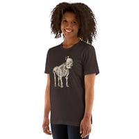 Image 9 of Antique Anatomical Illustration Human and Elephant Skelton Unisex t-shirt