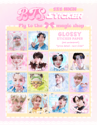 Image 1 of 40% OFF BTS STICKERS 2X2 