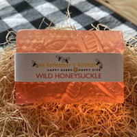 Image 2 of Beekeeper's BEST Wild Honeysuckle Goat Milk and Honey Body Lotion and Honeybee Glycerin Soap Duo