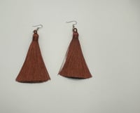 Image 6 of Long tassle earring (deep edition) 