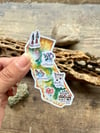 California Landmarks Waterproof Vinyl Sticker 