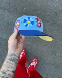 Image 1 of  YELLOW BRIM SEATTLE MARINERS CUSTOM FITTED CAP