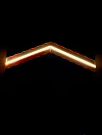 Image 4 of Rock Texture Red & Copper GLOW Segmented Knife Scales