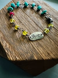 Image 7 of Campitos and green garnet SHINE charm bracelet