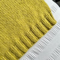 Image 5 of Granny square vest in chartreuse and baby pink