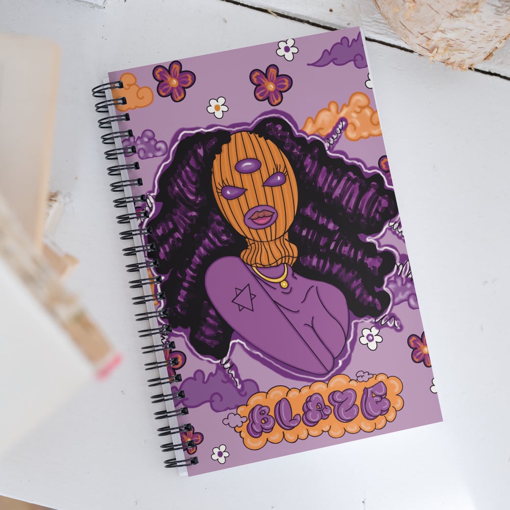 Image of Blaze Spiral notebook
