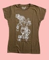 Coyolxauhki Olive  woman t-shirt   M 