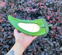 Image 4 of Fused Glass Jalapeño Mirror