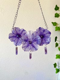 Image 1 of 💜Amethyst Petunias Necklace💜
