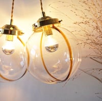 Image 7 of Baladeuse Ou Suspension Globe Murano strié