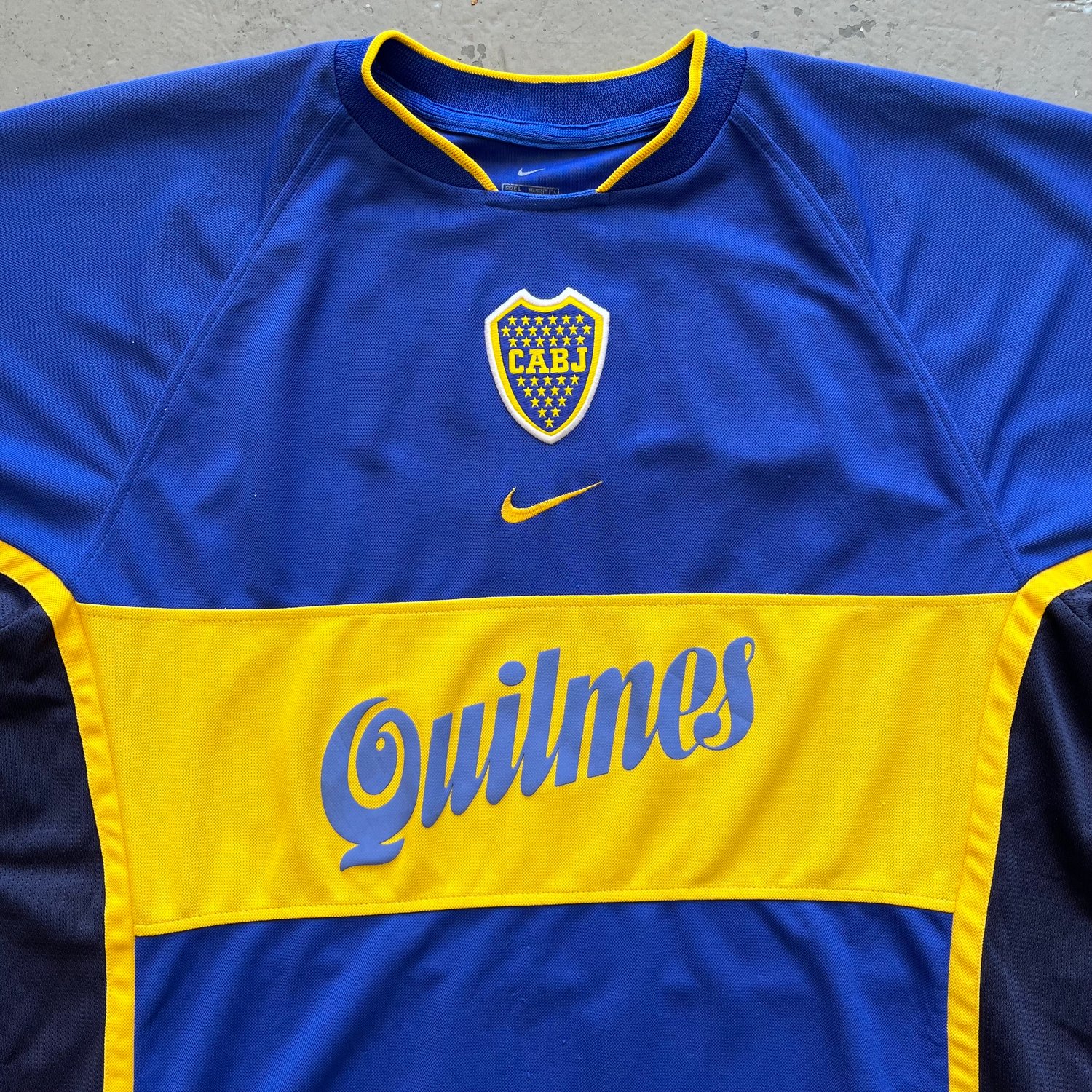 Image of 01/02 Boca Juniors home tribute shirt size large maradona 10 