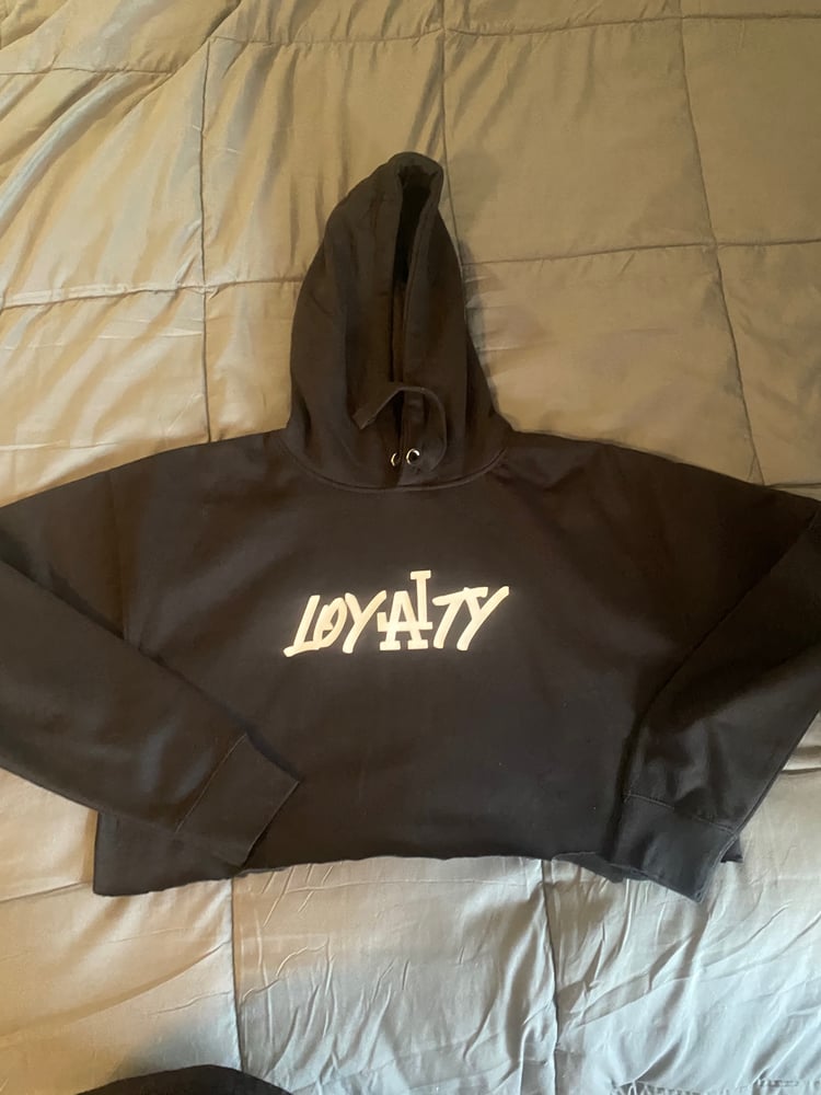 Image of Crop hoodie loyalty 