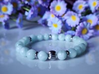 Image 3 of Green Angelite Stretch Bracelet
