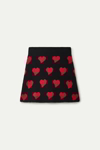 Image 2 of FALDA CORTA JACQUARD EST HEART ATTACK SMALL