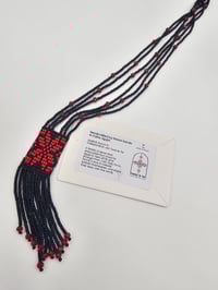 Image 5 of Red Tatreeze Necklace Twist & Tie (Made in Egypt)