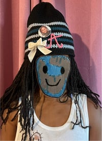 Image 3 of  BB NES BEANIEs 🫂🧢 BLACK / GREY / TURQUOISE 