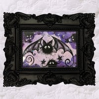 ‘Purple Soot Bat VII’ Original Painting