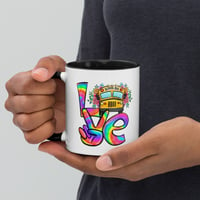 Image 1 of Love School Bus Driver Mug with Color Inside