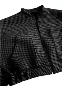 Image 4 of 3D Spacer Mesh Bomber Jacket