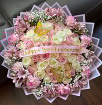 Romance in Pink 80stems 