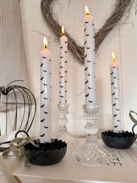 Set of 4 Bat Dinner Candles