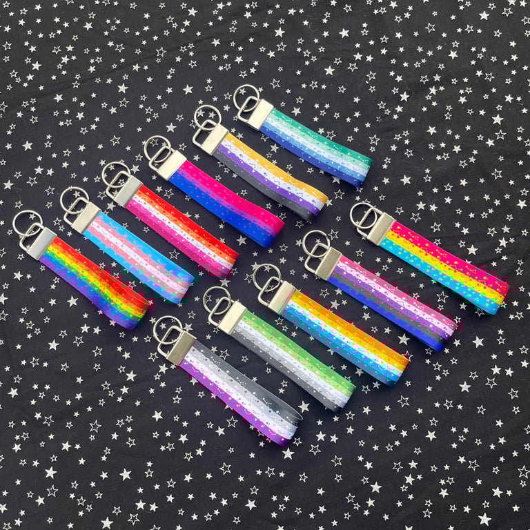 galaxy pride - keychains! Image 2