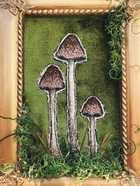 Image 2 of Sewn fungi artwork