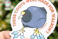 Image 4 of Coot Feet 3” Sticker