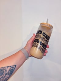 Iced Coffee Glass 