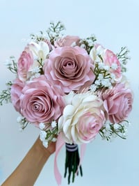 Image 3 of Ruby Rose Stem Bouquet Template + Full Video Tutorial 