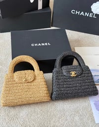 Image 1 of Chan Raffia Bag