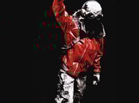 Image 3 of Red ‘Le Visere’ Fur Lined Leather Jacket